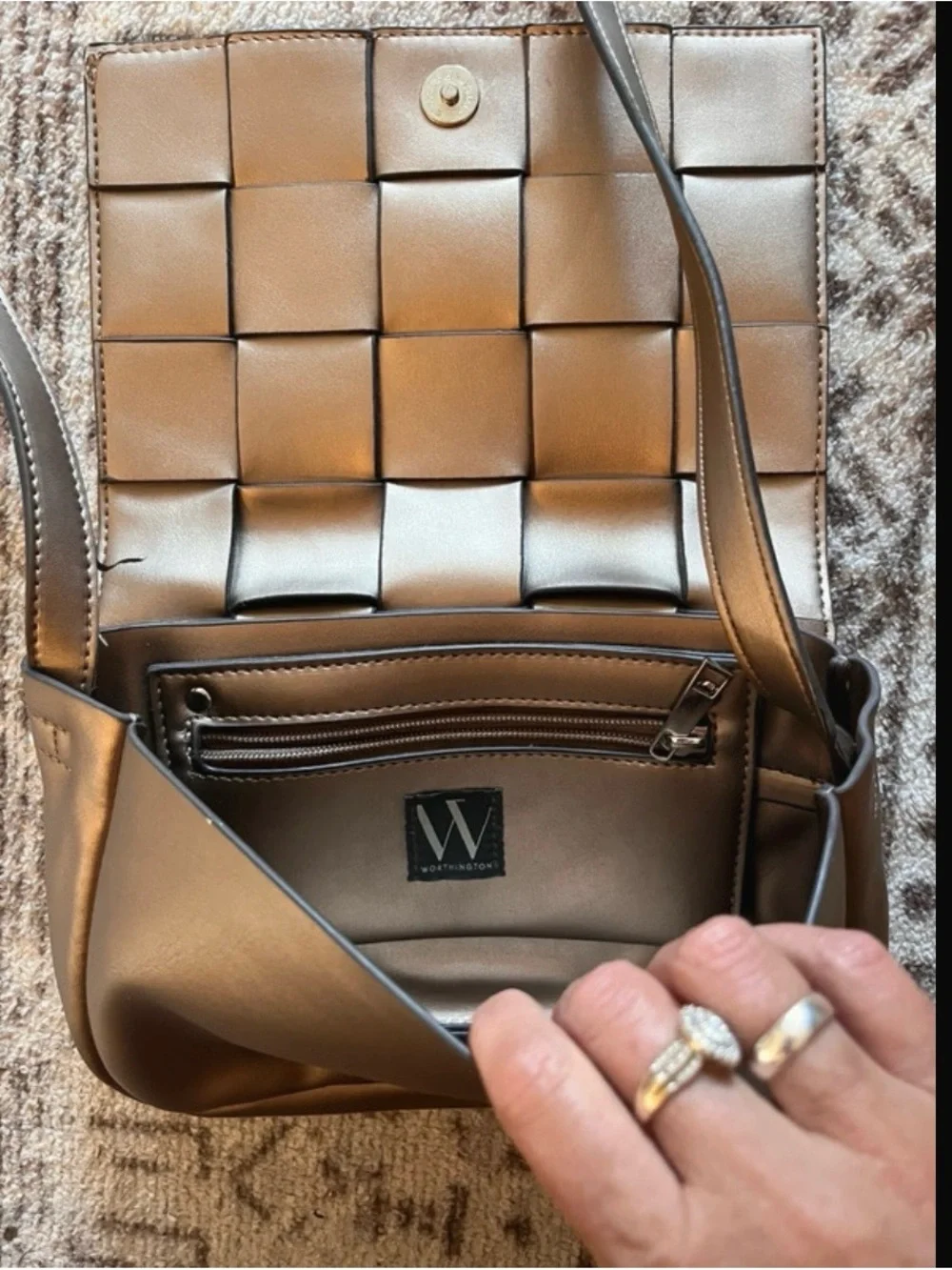 3 bag bundle~ Michael Kors clutch|amazon belt bag|worthington small purse